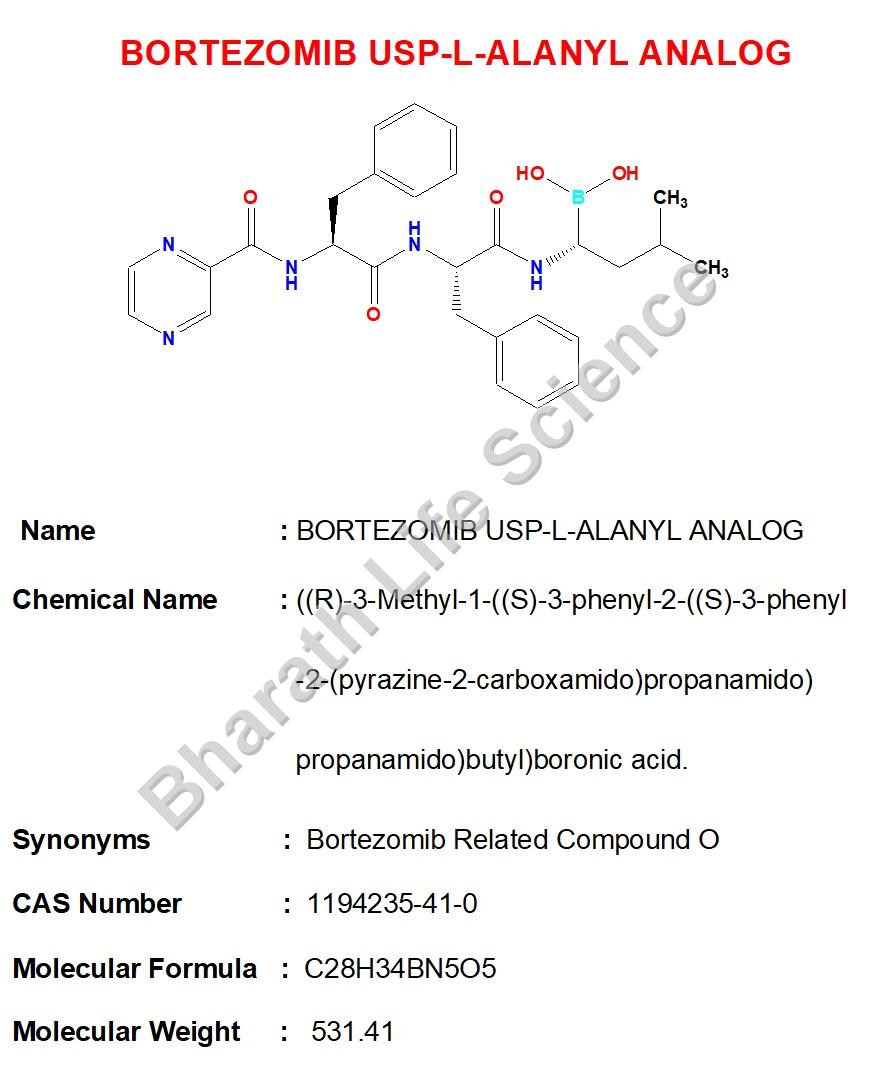 BORTEZOMIB USP-L-ALANYL ANALOG